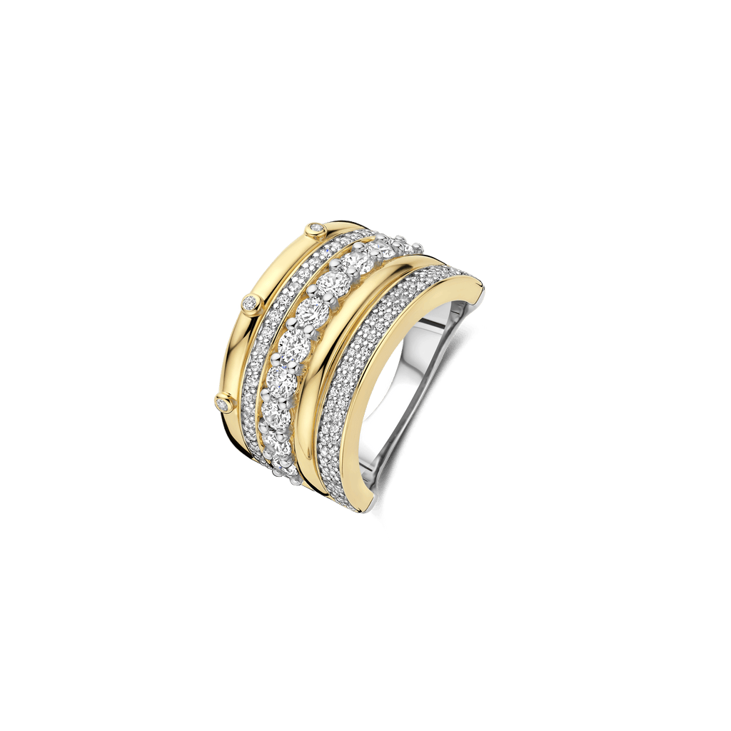 ねね Classic Layered Zirkonia Ring - L model – TI SENTO