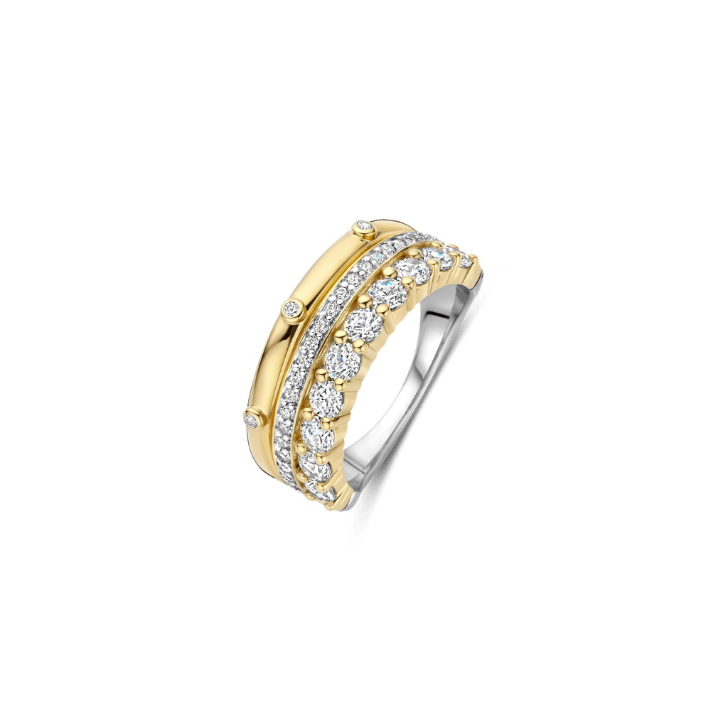 Classic Layered Zirkonia Ring - M model – TI SENTO