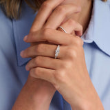 Classic Triple Zirkonia Ring