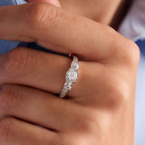 Classic Triple Zirkonia Ring