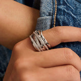 Zirkonia Crossover Ring - L model