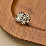 Zirkonia Crossover Ring - L model