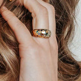 Multicolour Stardust Ring - M model