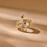 Parel Snake Ring