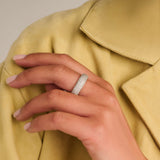 Chunky Zirkonia Ring - M model