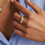 Zirkonia Crossover Ring - S model