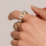 Zirkonia Cosmic Ring