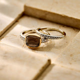 Dunne Zirkonia Ring