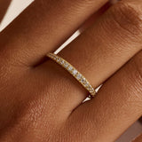 Dunne Zirkonia Ring
