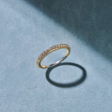 Dunne Zirkonia Ring
