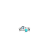 Double Cushion Zirkonia Ring