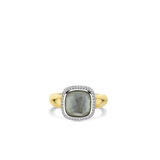 Lichtgrijze Cushion Ring