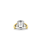 Lichtgrijze Cushion Ring