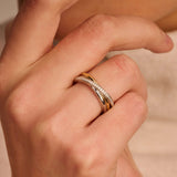 Zirkonia Crossover Ring