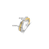 Zirkonia Crossover Ring