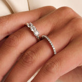 Classic Triple Zirkonia Ring