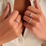 Classic Triple Zirkonia Ring