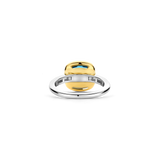 Blauwe Cushion Ring