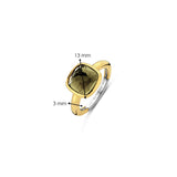 Kaki Cushion Ring