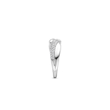 Twisted Zirkonia Ring