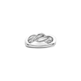 Twisted Zirkonia Ring