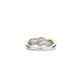 Twisted Zirkonia Ring