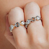 Ronde Zirkonia Ring