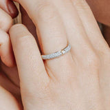 Zirkonia Ring met steen