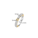 Zirkonia Ring met steen