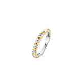 Twisted Bicolor Ring - S model