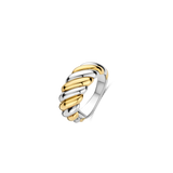 Twisted Bicolor Ring - L model