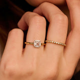 Classic Vierkante Zirkonia Ring