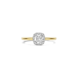 Classic Vierkante Zirkonia Ring