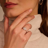 Classic Vierkante Zirkonia Ring
