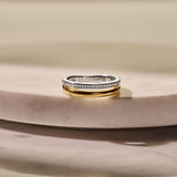 Zirkonia Double Ring