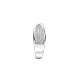 Twisted Zirkonia Ring