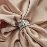 Classic Layered Zirkonia Ring - L model