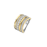Classic Layered Zirkonia Ring - L model