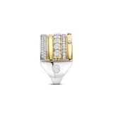 Classic Layered Zirkonia Ring - L model