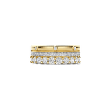 Classic Layered Zirkonia Ring - M model