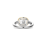 Zirkonia Cushion Ring met Parel