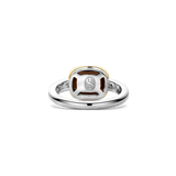 Smoky Brown Zirkonia Cushion Ring