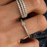 Classic Zirkonia Ring met steen