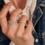 Classic Zirkonia Ring met steen