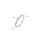 Classic Zirkonia Ring met steen