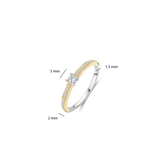Classic Zirkonia Ring met steen