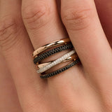 Honeycomb Crossover Ring - L model