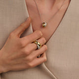 Bold Zirkonia Crossover Ring