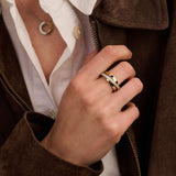 Zirkonia Crossover Ring