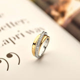 Zirkonia Crossover Ring